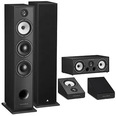 סט רמקולים Triangle Borea BR08 + Borea BRA1 + Borea BRC1 Home Cinema 5.0 Speakers
