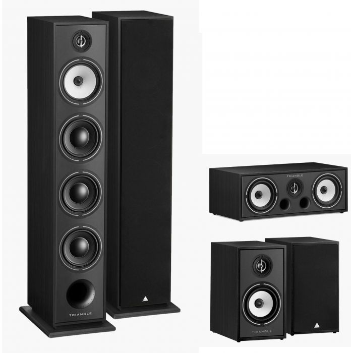 סט רמקולים Triangle Borea BR09 + Borea BR02 + Borea BRC1 Home Cinema 5.0 Speakers