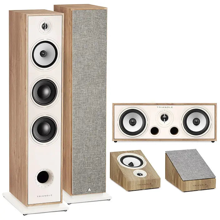 סט רמקולים Triangle Borea BR08 + Borea BRA1 + Borea BRC1 Home Cinema 5.0 Speakers