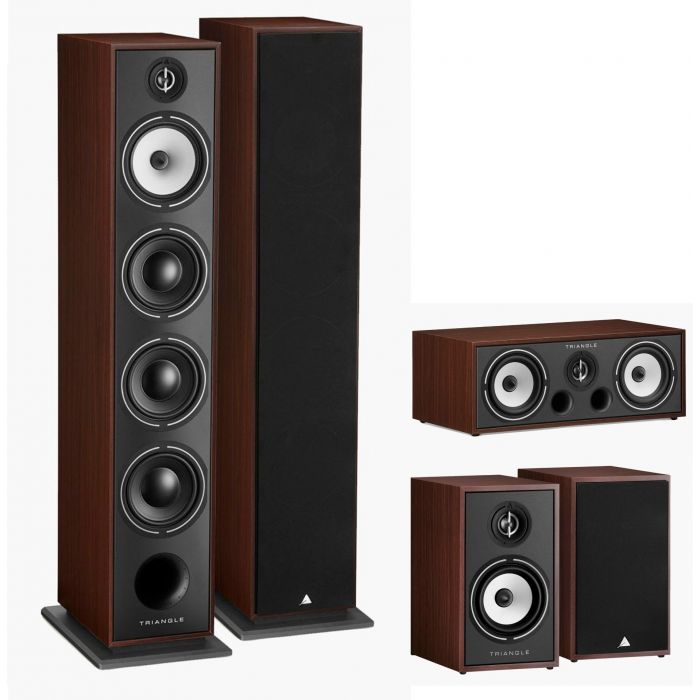 סט רמקולים Triangle Borea BR09 + Borea BR02 + Borea BRC1 Home Cinema 5.0 Speakers