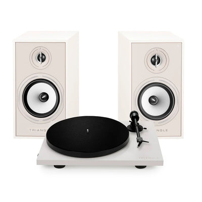 זוג רמקולים מוגבר Triangle BR03 Connect + פטיפון Pro-Ject Lunar