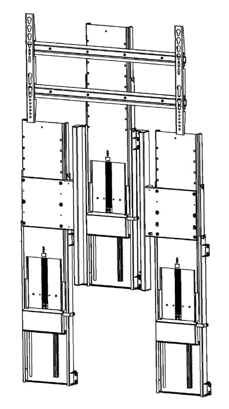 מעלית נסתרת מרהיט למסך עד 65 אינץ Venset TS2000C