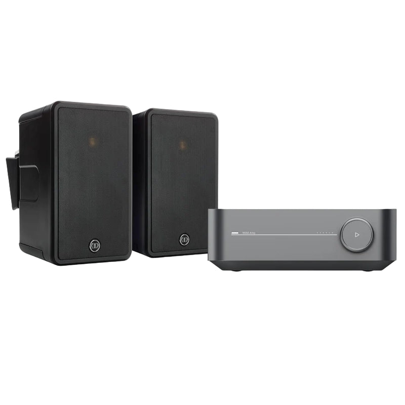 מערכת סטריאו WiiM Amp + Monitor Audio Climate 50