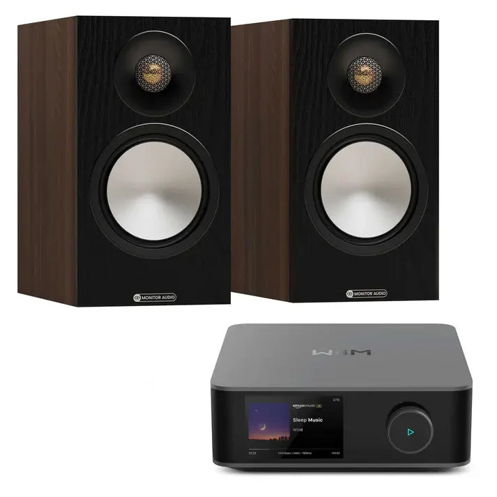מערכת סטריאו WiiM Amp Ultra + Monitor Audio Bronze 50 7G