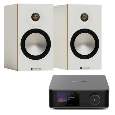 מערכת סטריאו WiiM Amp Ultra + Monitor Audio Bronze 50 7G