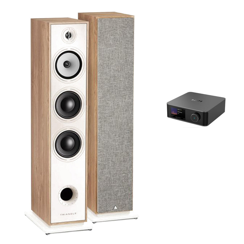 מערכת סטריאו Wiim Amp Ultra With Streamer + Triangle BR08