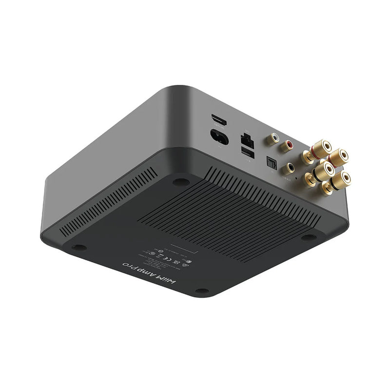 מגבר סטריאו כולל נגן מוזיקה מובנה WiiM Amp Pro