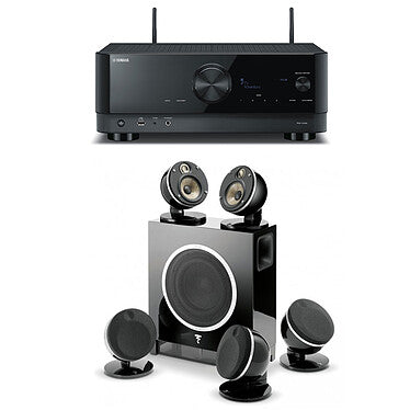 קולנוע ביתי Yamaha RX-V4A + Focal Dome Flax Pack 5.1 Set