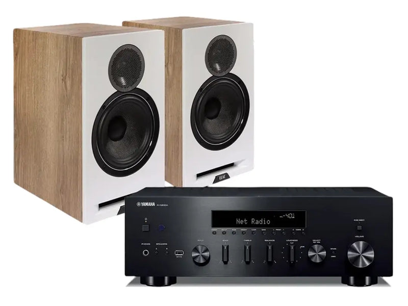 מערכת סטריאו Yamaha R-N600A + Elac Debute Reference B6