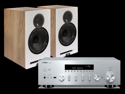 מערכת סטריאו Yamaha R-N600A + Elac Debute Reference B6