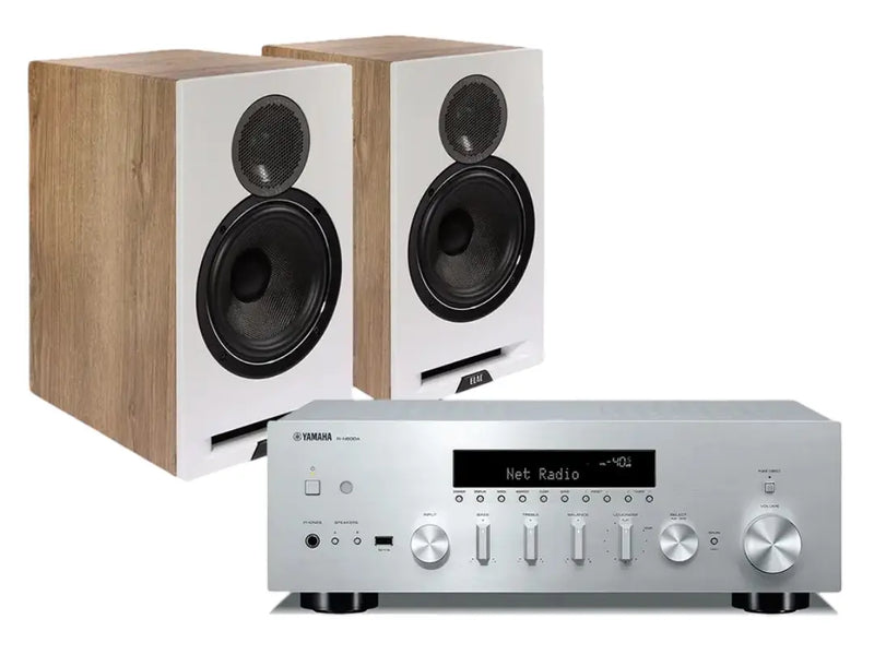 מערכת סטריאו Yamaha R-N600A + Elac Debute Reference B6