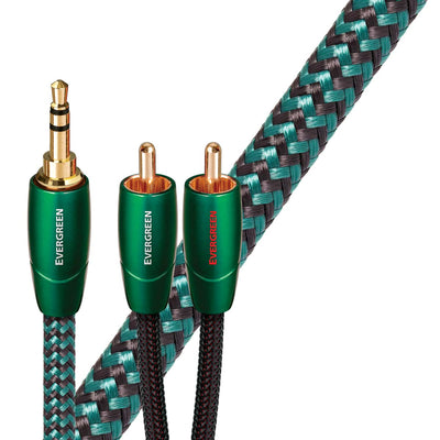 כבל אודיו AudioQuest 3.5mm-RCA EverGreen 1M