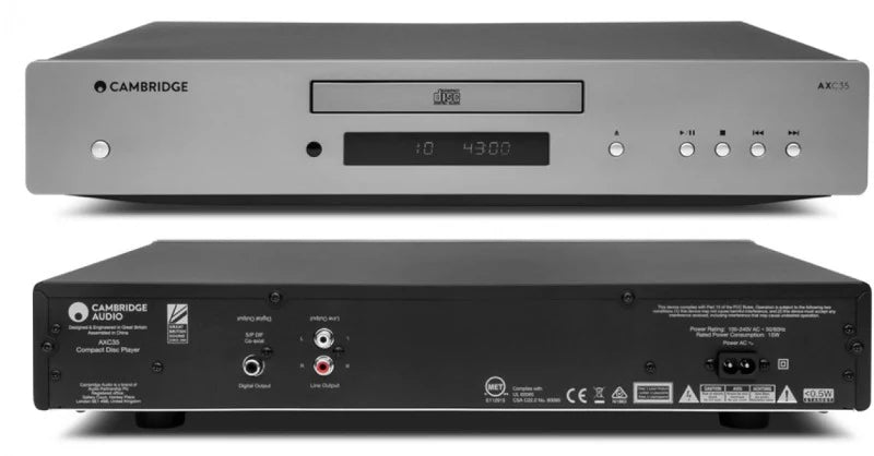 מערכת סטריאו Cambridge Audio AXA35 + Cambridge Audio AXC35 מתצוגה