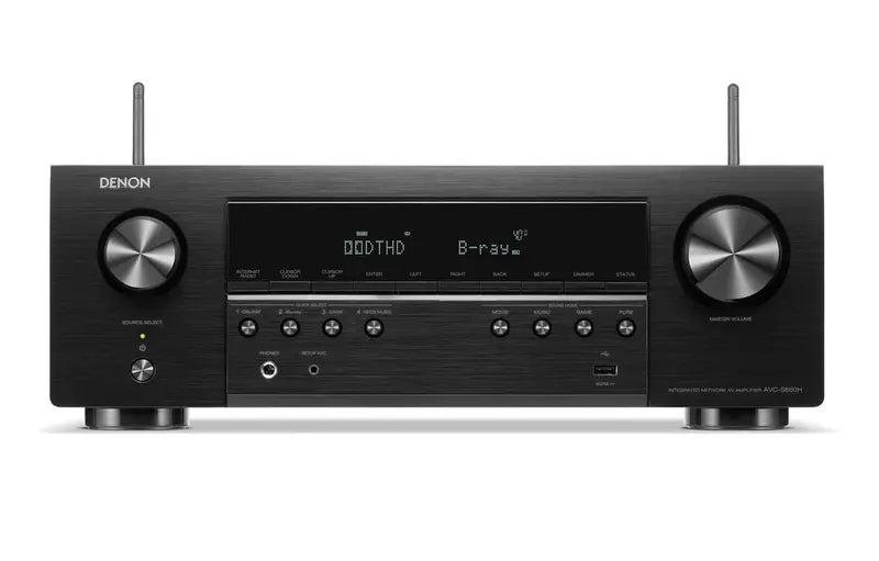 קולנוע ביתי denon AVR-S660H + Klipsch R-600F 5.1 System