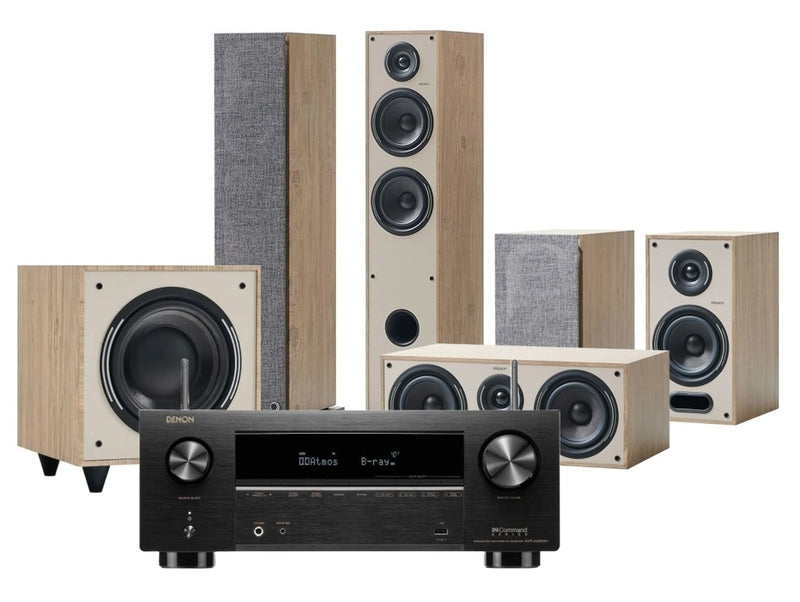 קולנוע ביתי Denon AVR-X1800 + Elipson Horus 11F Set5.1