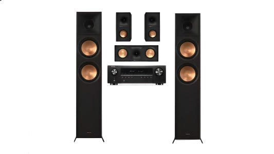 קולנוע ביתי Denon AVR-X1800H + Klipsch R-600F 5.0 pack