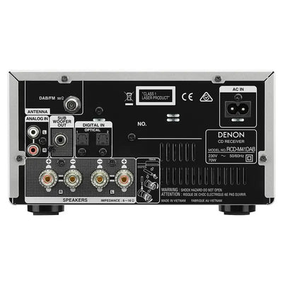 מערכת סטריאו Denon RCD-M41 + Monitor Audio 6G Bronze 100