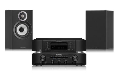 מערכת סטריאו Marantz PM6007 + קומפקט דיסק CD6007 + רמקולים B&W 607 S3