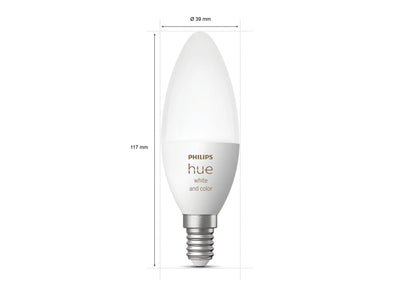 נורה Philips Hue Candle 5.3W E14 W&Color Ambiance