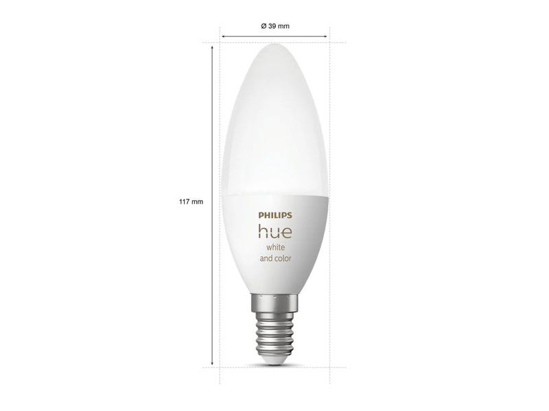 נורה Philips Hue Candle 5.3W E14 W&Color Ambiance