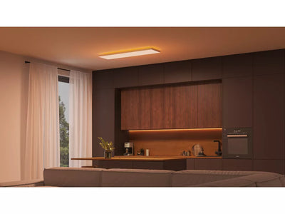 גוף תאורה philips Hue Datura Ceiling Light Rectangle - White