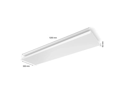 גוף תאורה philips Hue Datura Ceiling Light Rectangle - White