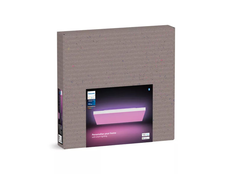 גוף תאורה philips Hue Datura Ceiling Light Square - White