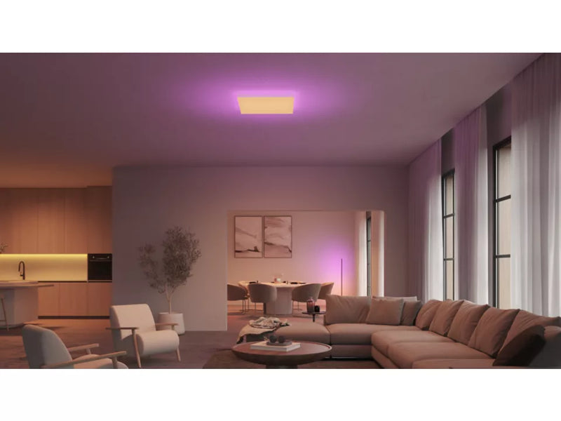 גוף תאורה philips Hue Datura Ceiling Light Square - White