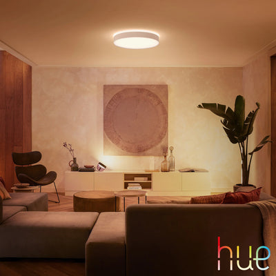 גוף תאורה philips Hue Enrave XL Ceiling Lamp White Ambiance-White