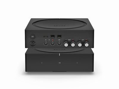 מערכת סטריאו לגינה Sonos Amp + זוג רמקולים סלע Sonance RK63