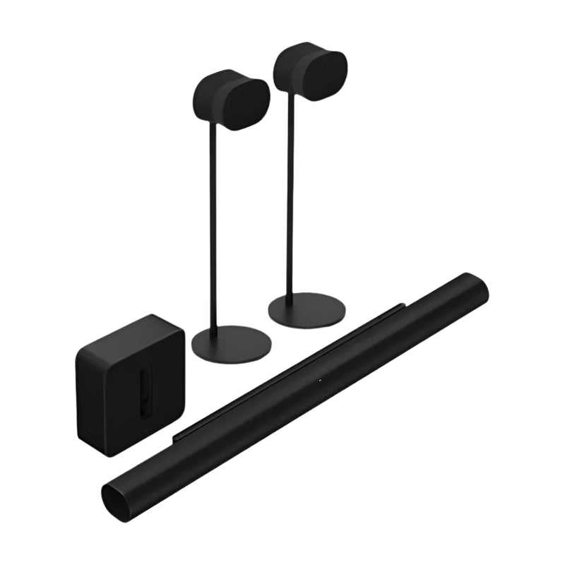 קולנוע ביתי אלחוטי Sonos ARC Ultra + SUB Gen 4 + 2x Era 300 + 2x Floor Stands