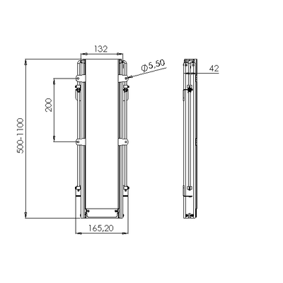 מעלית נסתרת מרהיט למסך עד 32 אינץ Venset TS600B