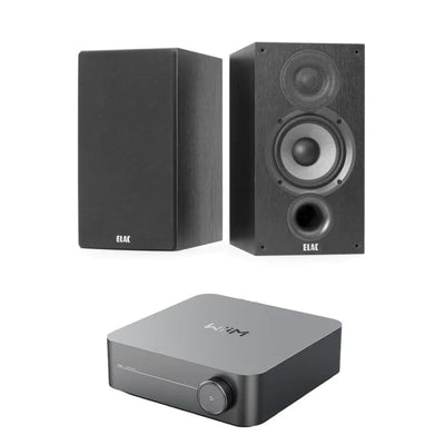 מערכת סטריאו WiiM Amp + Elac Debut B5.2