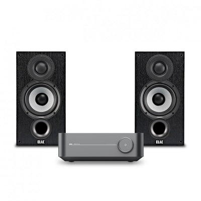 מערכת סטריאו WiiM Amp + Elac Debut B6.2