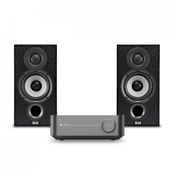 מערכת סטריאו WiiM Amp + Elac Debut B6.2