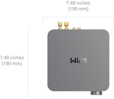 מערכת סטריאו WiiM Amp + Polk Audio Reserve R200