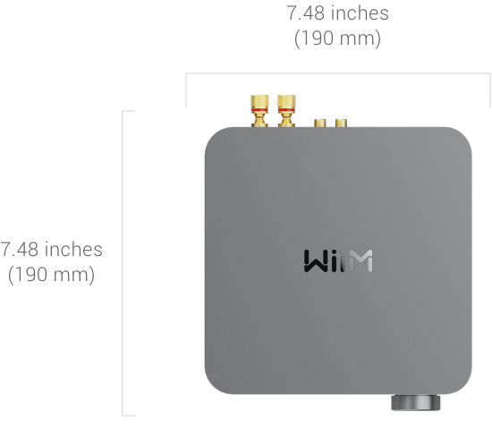מערכת סטריאו WiiM Amp + Polk Audio Reserve R200