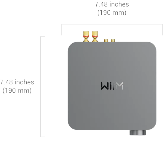 מערכת סטריאו WiiM Amp + Dali Phantom E-50