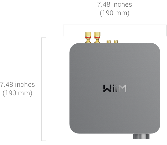מערכת סטריאו WiiM Amp + Dali Phantom E-60