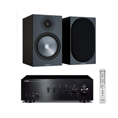 מערכת סטריאו Yamaha A-S501 + Monitor Audio Bronze 100