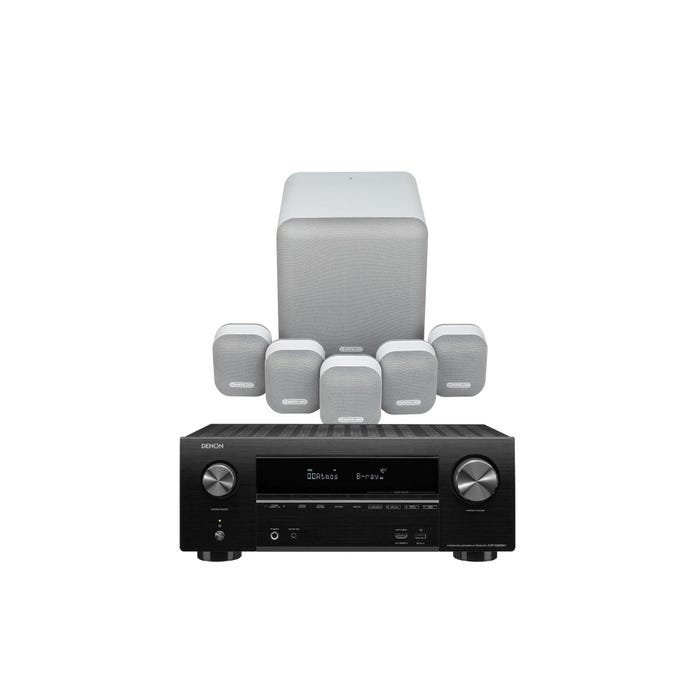 קולנוע ביתי Denon AVRX550+Monitor Audio MASS5.1SET