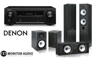 קולנוע ביתי Denon AVR-S660H + Monitor Audio MR Pack