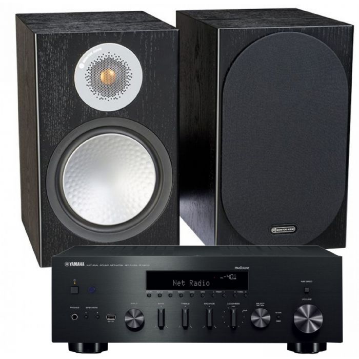 מערכת סטריאו Yamaha R-N301 + Monitor Audio Silver 50