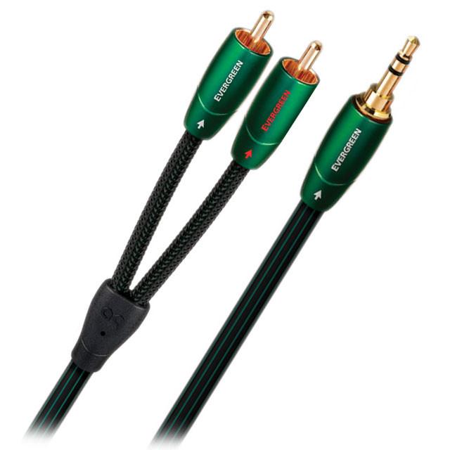 כבל אודיו AudioQuest 3.5mm-RCA EverGreen 1M