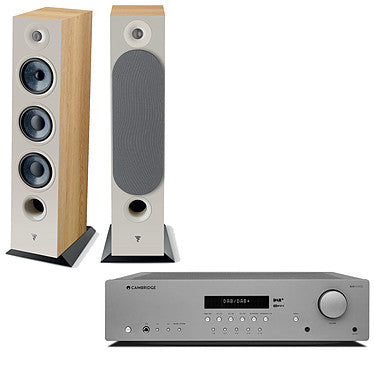 מערכת סטריאו Cambridge Audio AXR100 + Focal Chora 826